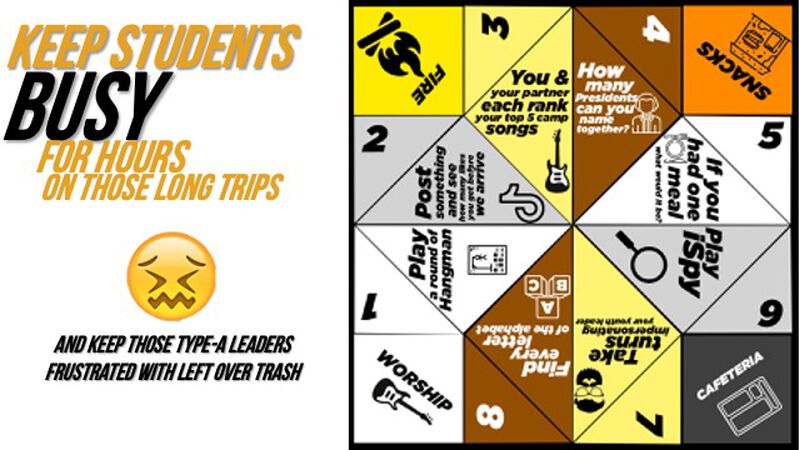 Road Trip Origami Chatterbox